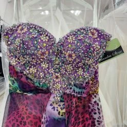 In Stock CASSANDRA STONE 76237 Size 8 Multi Long A Line Animal Print Formal Prom Dress Animal Print Dresses 7 In Stock CASSANDRA STONE 76237 Size 8 Multi Long A Line Animal Print Formal Prom Dress Animal Print Dresses