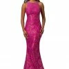 In Stock Johnathan Kayne 2036 Size 12 Magenta Metallic Shimmer Lace Prom Dress Pageant Gown