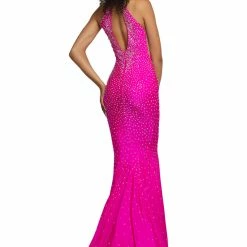 Johnathan Kayne 2037 Fitted Stretch Prom Dress Embellished Mermaid Pageant Gown Mermaid Dresses