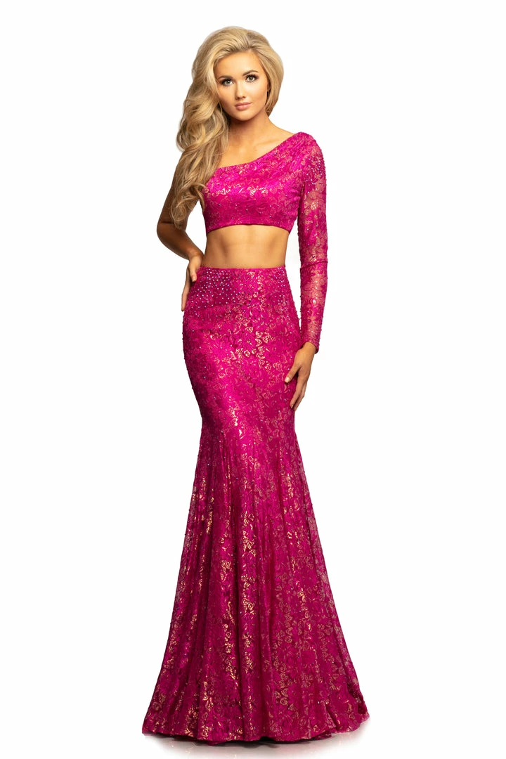 Discontinued Johnathan Kayne 2039 Two Piece Iridescent Shimmer Lace Prom Dress Pageant Gown 4 Discontinued Johnathan Kayne 2039 Two Piece Iridescent Shimmer Lace Prom Dress Pageant Gown