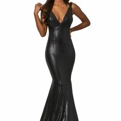 In Stock Johnathan Kayne 2044 Size 10 Rose Gold Metallic Mermaid Prom Dress Pageant Gown Mermaid Dresses