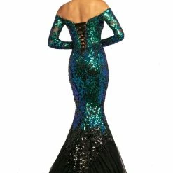 In Stock Johnathan Kayne 2062 Off The Shoulder Sequin Mermaid Prom Dress Pageant Gown Mermaid Dresses