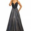Discontinued Johnathan Kayne 2069 Glitter Shimmer Ballgown Embellished Prom Dress Pageant Gown