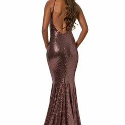 In Stock Johnathan Kayne 2087 Size 12 Black Metallic Mermaid Prom Dress Pageant Gown Mermaid Dresses