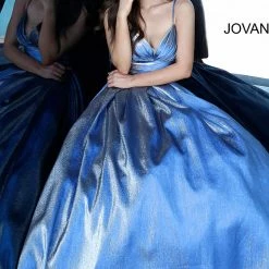 Discontinued Ballgown Dresses Jovani 2094 Prom Dress Pleated Bodice Metallic Shimmer Ball Gown Formal 14 Discontinued Ballgown Dresses Jovani 2094 Prom Dress Pleated Bodice Metallic Shimmer Ball Gown Formal