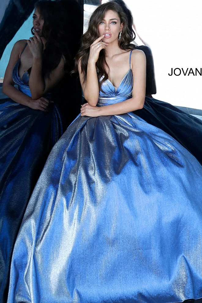 Discontinued Ballgown Dresses Jovani 2094 Prom Dress Pleated Bodice Metallic Shimmer Ball Gown Formal 6 Discontinued Ballgown Dresses Jovani 2094 Prom Dress Pleated Bodice Metallic Shimmer Ball Gown Formal