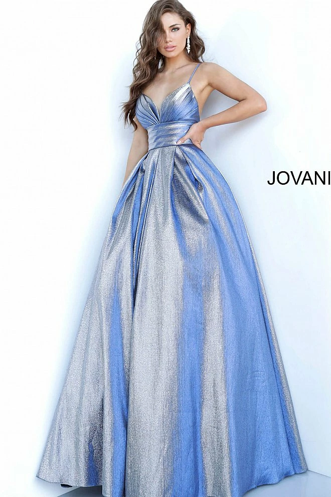 Discontinued Ballgown Dresses Jovani 2094 Prom Dress Pleated Bodice Metallic Shimmer Ball Gown Formal 3 Discontinued Ballgown Dresses Jovani 2094 Prom Dress Pleated Bodice Metallic Shimmer Ball Gown Formal