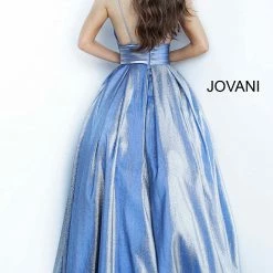 Discontinued Ballgown Dresses Jovani 2094 Prom Dress Pleated Bodice Metallic Shimmer Ball Gown Formal 13 Discontinued Ballgown Dresses Jovani 2094 Prom Dress Pleated Bodice Metallic Shimmer Ball Gown Formal