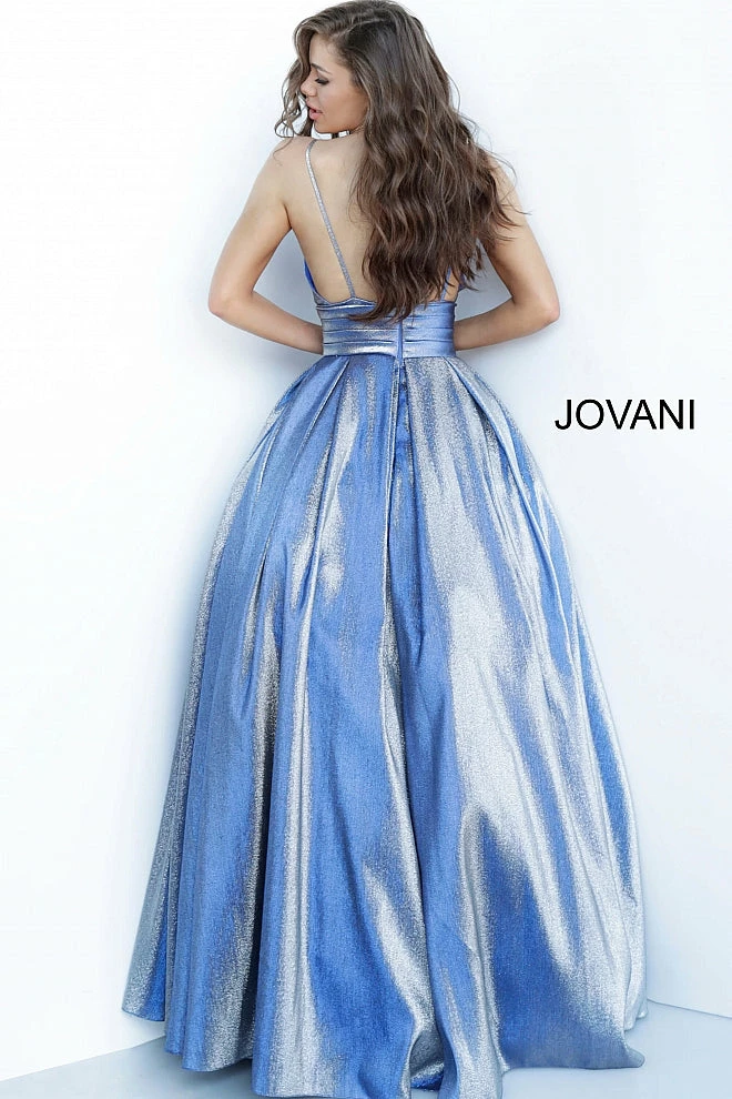 Discontinued Ballgown Dresses Jovani 2094 Prom Dress Pleated Bodice Metallic Shimmer Ball Gown Formal 5 Discontinued Ballgown Dresses Jovani 2094 Prom Dress Pleated Bodice Metallic Shimmer Ball Gown Formal