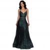 In Stock Stella Couture 21030 Long Multi Fitted Formal Dress Over Skirt V Neck Prom Pageant Size 6, 14