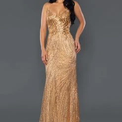 Stella Couture 21061 Long Fitted Sequin Formal Dress Evening Gown Prom Pageant