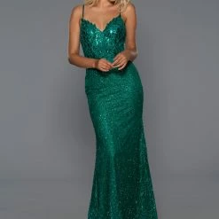 Stella Couture 21061 Long Fitted Sequin Formal Dress Evening Gown Prom Pageant
