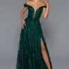 In Stock Stella Couture 21064 Size 12 Long Off The Shoulder Slit A Line Prom Dress Pageant Gown Lace