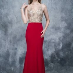 In Stock Nina Canacci 2130 Size 4 Fitted Halter Lace Prom Dress Formal Gown Red/Gold, Navy/Gold Backless Dresses 11 In Stock Nina Canacci 2130 Size 4 Fitted Halter Lace Prom Dress Formal Gown Red/Gold, Navy/Gold Backless Dresses