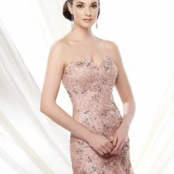 In Stock Mermaid Dresses Mon Cheri 214D57 Size 6 Long Blush Feather Fit Flare Dress Pageant Mother Of 7 In Stock Mermaid Dresses Mon Cheri 214D57 Size 6 Long Blush Feather Fit Flare Dress Pageant Mother Of