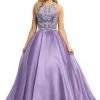 Discontinued Johnathan Kayne 2175 Long Velvet Ballgown Prom Dress High Neck Pageant Gown Ballgown Dresses