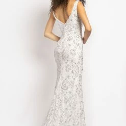 Johnathan Kayne 2181 Prom Dress Long Lace Embellished Pageant Gown Slit 18 Johnathan Kayne 2181 Prom Dress Long Lace Embellished Pageant Gown Slit