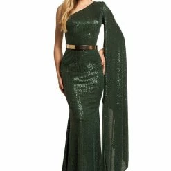 Sequin Dresses Johnathan Kayne 2190 Long Sequin Mermaid Prom Dress One Bell Sleeve Cape Gown 10 Sequin Dresses Johnathan Kayne 2190 Long Sequin Mermaid Prom Dress One Bell Sleeve Cape Gown