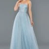 Stella Couture 22026 Embellished A Line Strapless Prom Dress Formal Gown