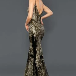 Stella Couture 22036 Long Fitted Sequin Beaded Pageant Dress Prom Gown Formal