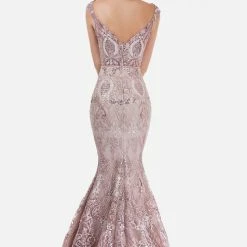 Discontinued Nina Canacci 2243 Long Lace Applique Formal Evening Gown Cap Sleeve Mermaid 5 Discontinued Nina Canacci 2243 Long Lace Applique Formal Evening Gown Cap Sleeve Mermaid