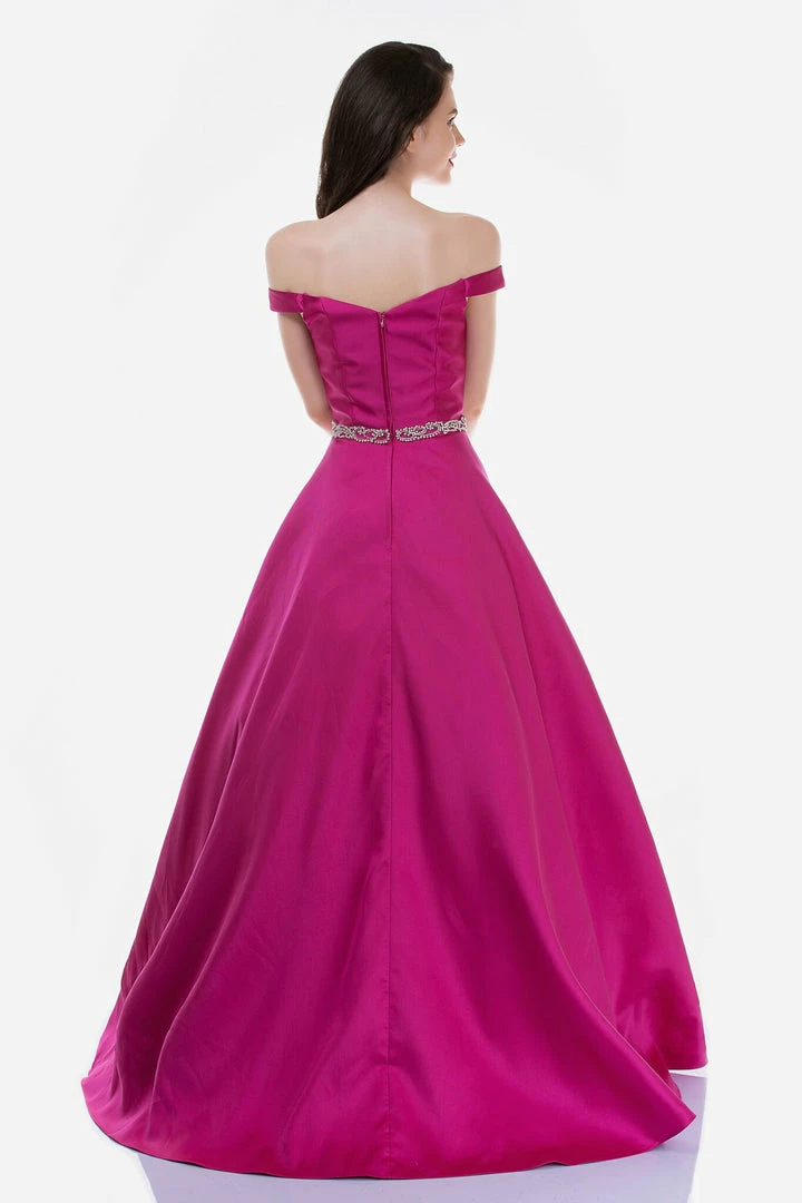 Nina Canacci 2258 Long Off The Shoulder Ballgown Prom Dress Pageant Gown 8 Nina Canacci 2258 Long Off The Shoulder Ballgown Prom Dress Pageant Gown