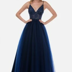 Discontinued Nina Canacci 2260 Sheer Embellished Lace Ballgown Prom Dress Evening Gown 2020 9 Discontinued Nina Canacci 2260 Sheer Embellished Lace Ballgown Prom Dress Evening Gown 2020