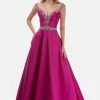 In Stock Nina Canacci 2265 Size 4 Crystal Off The Shoulder Prom Dress V Neck Ball Gown