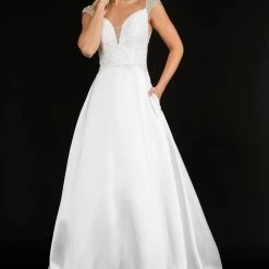 Ballgown Dresses Nina Canacci 2300 Long Ballgown Prom Pageant Gown Wedding Dress