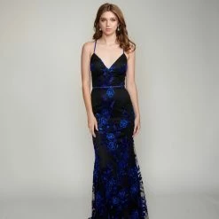 Nina Canacci 2304 Long Mermaid Prom Dress Pageant Gown Corset Dresses