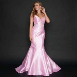 Nina Canacci 2318 Long Mermaid Prom Pageant Gown