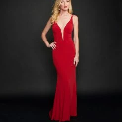 Mermaid Dresses Nina Canacci 2324 Long Mermaid Prom Pageant Gown