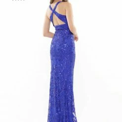 In Stock Colors 2520 Size 22 Long Fitted Sequin Prom Dress Open Back Pageant Gown Plus Size Backless Dresses