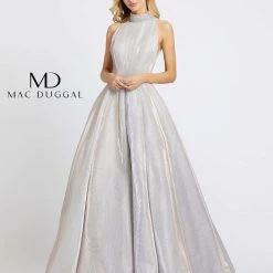 Discontinued Mac Duggal Cassandra Stone 25957A Pleated Ballgown Shimmer Prom Dress Choker Ballgown Dresses 14 Discontinued Mac Duggal Cassandra Stone 25957A Pleated Ballgown Shimmer Prom Dress Choker Ballgown Dresses
