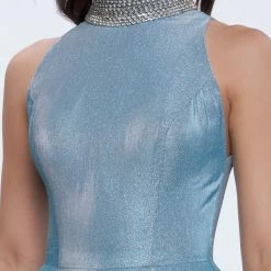 Discontinued Mac Duggal Cassandra Stone 25957A Pleated Ballgown Shimmer Prom Dress Choker Ballgown Dresses 16 Discontinued Mac Duggal Cassandra Stone 25957A Pleated Ballgown Shimmer Prom Dress Choker Ballgown Dresses