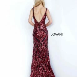 Discontinued Jovani 2669 Long Fitted Sequin Prom Dress Formal Mermaid Evening Gown