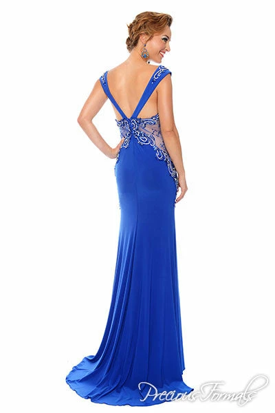 In Stock Precious Formals P53008 In Size 4 Royal Blue Prom Dress Long Sleeve Dresses 4 In Stock Precious Formals P53008 In Size 4 Royal Blue Prom Dress Long Sleeve Dresses