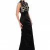 In Stock Backless Dresses Glam Gurlz 62004 Size 8 Black Lace Formal Evening Gown High Neck Dress