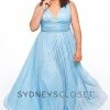 Discontinued Long Sleeve Dresses Sydneys Closet SC 7284 V Neckline Wide Straps Plus Size Prom Dress Evening Gown 2 Discontinued Long Sleeve Dresses Sydneys Closet SC 7284 V Neckline Wide Straps Plus Size Prom Dress Evening Gown