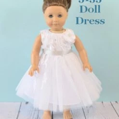 Rosebuds 5135 Doll Dress Matches Rosebuds Flower Girl Dress 5135