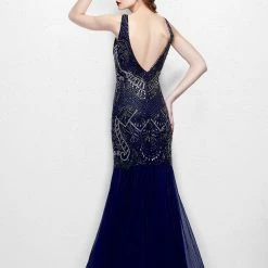 In Stock Primavera Couture 3001 Size 4 Nude Beaded Mermaid Prom Dress Mermaid Dresses 11 In Stock Primavera Couture 3001 Size 4 Nude Beaded Mermaid Prom Dress Mermaid Dresses