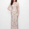 In Stock Primavera Couture 3007 Size 4 Blush Prom Dress Pageant Gown