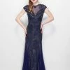 In Stock Mermaid Dresses Primavera Couture 3012 Midnight Size 6 Prom Dress Pageant Gown