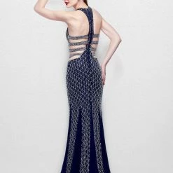 In Stock Primavera Couture 3035 Size 4 Midnight Prom Dress Pageant Gown Ballgown Dresses