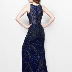 In Stock Primavera Couture 3037 Burgundy Size 12 Prom Dress Pageant Gown Beaded Long