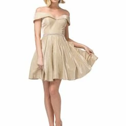 In Stock DQ 3147 Size 16 Lilac Short Off The Shoulder Shimmer Formal Cocktail Dress Flare Pockets Flare 17 In Stock DQ 3147 Size 16 Lilac Short Off The Shoulder Shimmer Formal Cocktail Dress Flare Pockets Flare