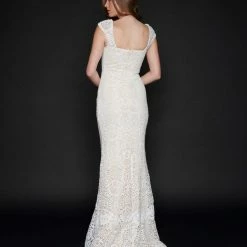 Nina Canacci 3171 Long Straight Prom Pageant Gown Wedding Dress Bridal