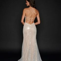 Sequin Dresses Nina Canacci 3177 Long Sequin Prom Pageant Gown