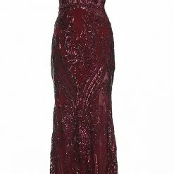 Jovani 3180 Sequin Prom Dress Plunging Neckline Feathers Sheer Bodice Embellished Belt Backless Dresses