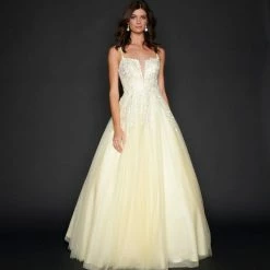 In Stock Nina Canacci 3187 Size 12 Long Floral Lace Ballgown Prom Pageant Dress Formal Gown Ballgown Dresses